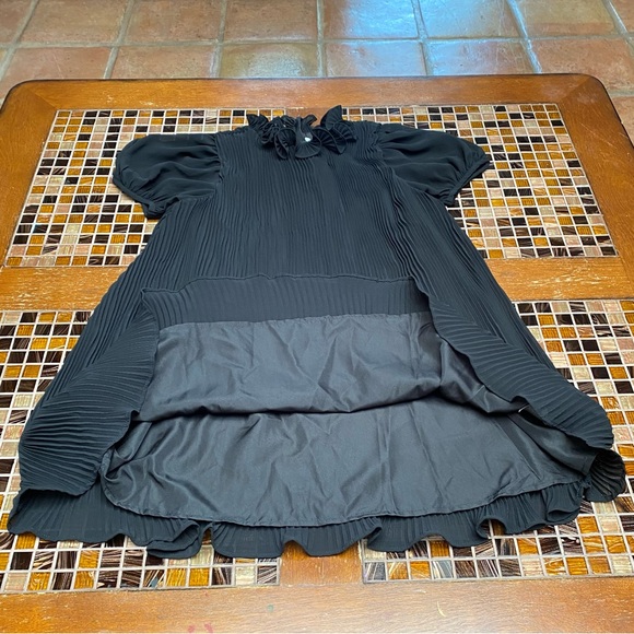 Janie and Jack Special Occasion Chiffon Puff Sleeves Dress - Picture 7 of 11